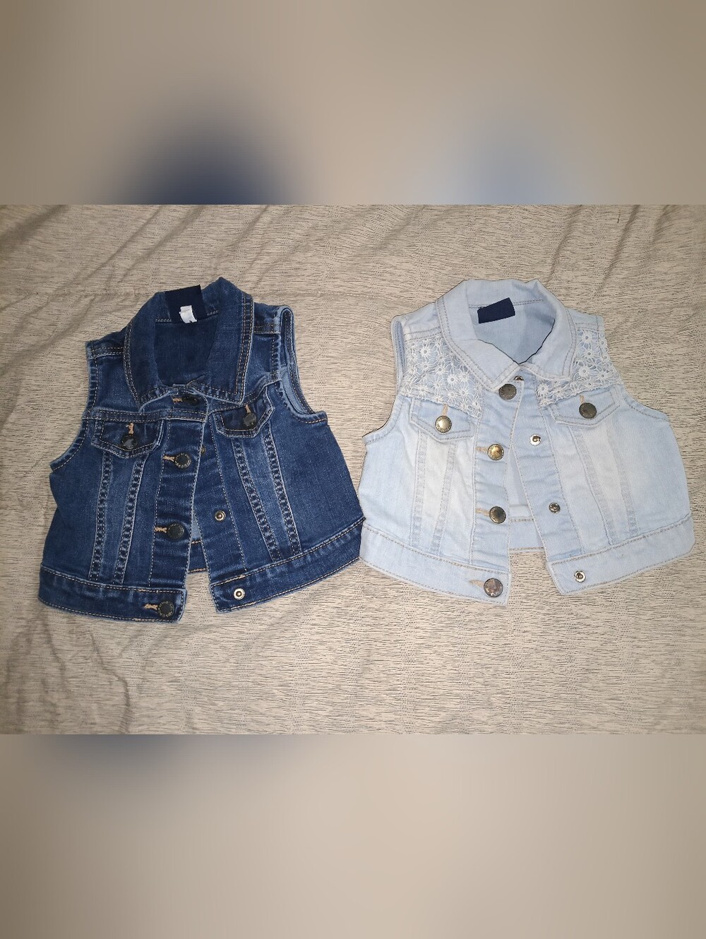 Girl's Denim Vest Jackets Bundle